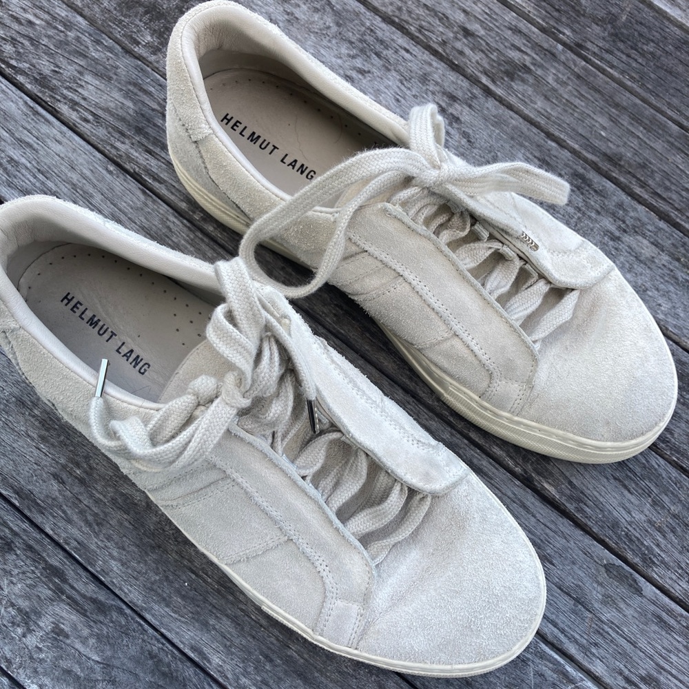 Helmut Lang leather sneakers